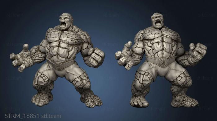 3D model The Thing and Statue Short (STL)