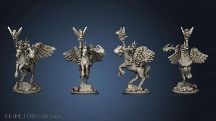 3D model Wizards wizard mounted (STL)