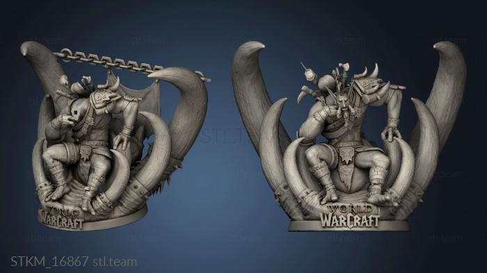 3D model Vol jin World Warcraft Stand chain (STL)