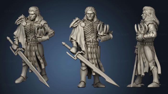 3D model Arnodin 40 elven deathknight (STL)