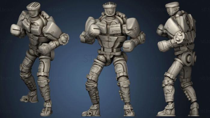 3D model Atom Real Steel v2 intero (STL)