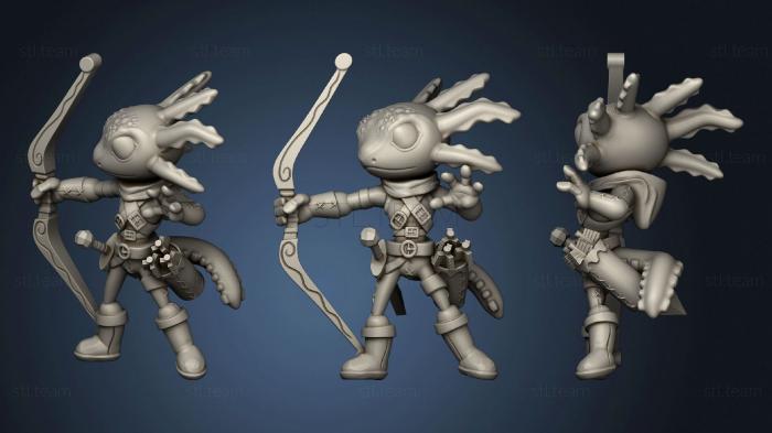 3D model Axolotl Ranger pre (STL)