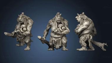 3D model Barbarian Troll Ferin (STL)