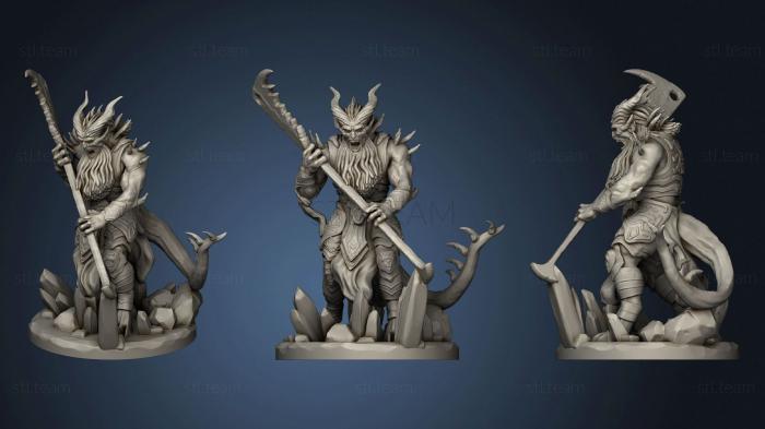 3D model Bearded fiend (STL)