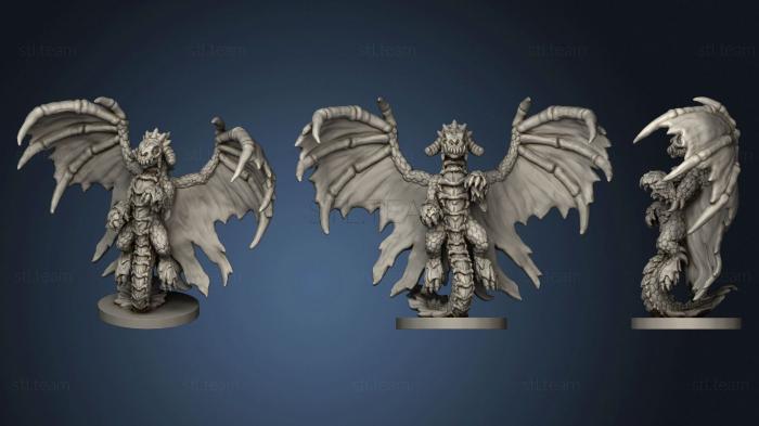 3D model Black Dragon Wyrmling (STL)