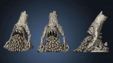 3D model Black Scrolls Games Evil Tree Yelling Rats (STL)