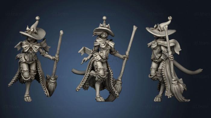 black witch tabaxi dd miniatures