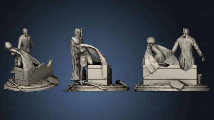 3D модель Фиксированная диорама лезвия (STL)