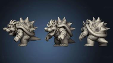 3D model Bowser Resculpted (STL)