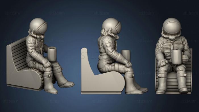 3D model Cantina Spaceman (Seated) Swl Scale Free Cantina Collab (STL)