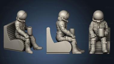 3D model Cantina Spaceman (Seated) Swl Scale Free Cantina Collab (STL)