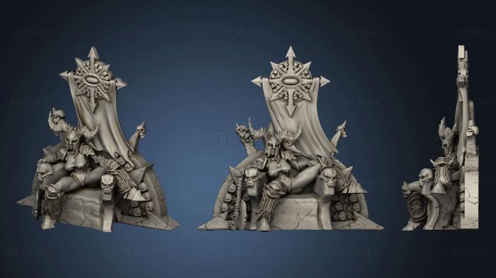 3D model Chaos throne (STL)