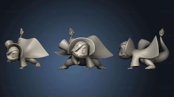 3D model Charmander Akatsuki and Snorlax Chouji Naruto (STL)