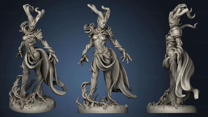 3D model Corrupted Wood Dark Dryad (STL)