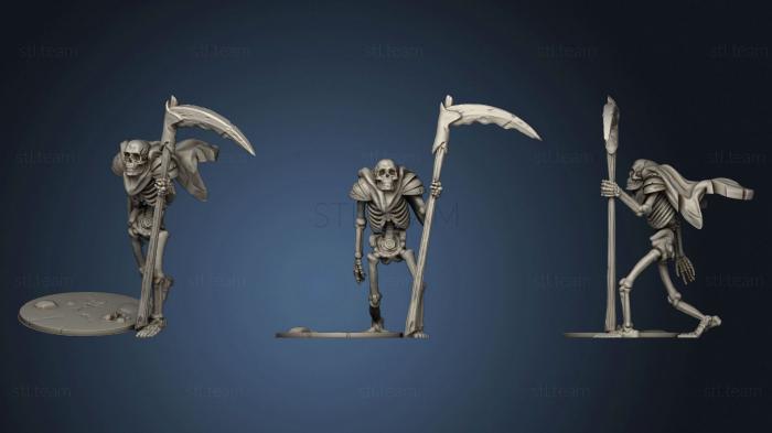 3D model Crypt of Dread Scythe of Dead Skeleton (STL)