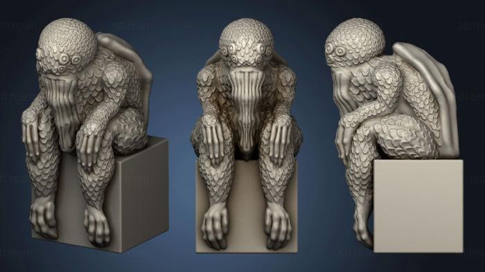 3D model Cthulhu From Lovecraft Sketch (STL)