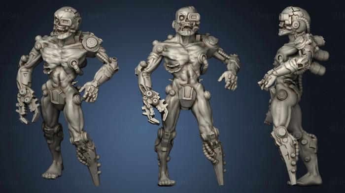 3D model Cyber Zombie (STL)