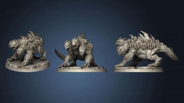 3D model Dantes Inferno Cerberus (STL)