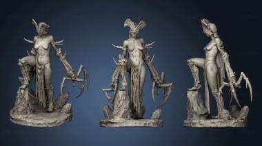 3D model Dark Elf Cultist 3 (STL)