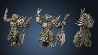 3D model Diox the Metal Bard Dragonborn (STL)