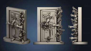 3D model Door with Zombies (STL)