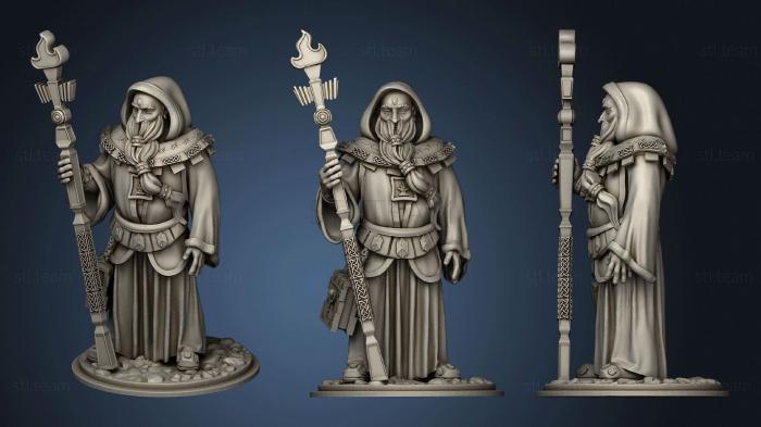 3D model Dwarf Cleric fixed (STL)