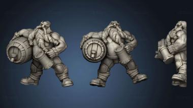 3D model Dwarf Drunk 021 (STL)