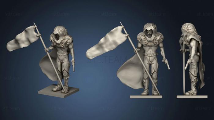 3D model Dystopian Warrior (STL)