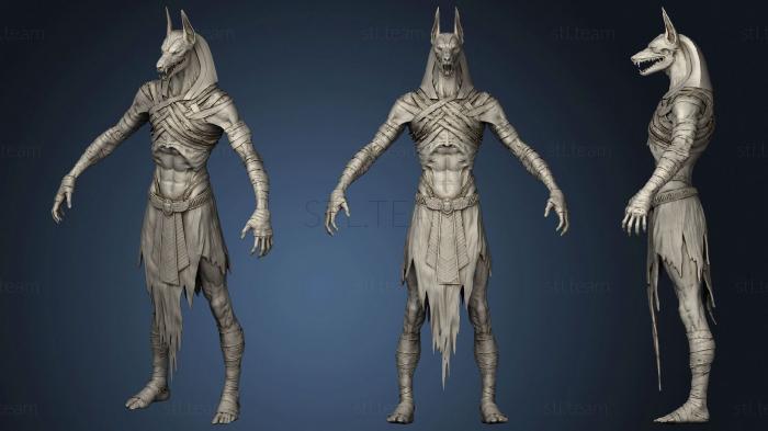 3D model Egyptian God Anubis (STL)