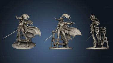 3D model Elle The Musketeer (STL)