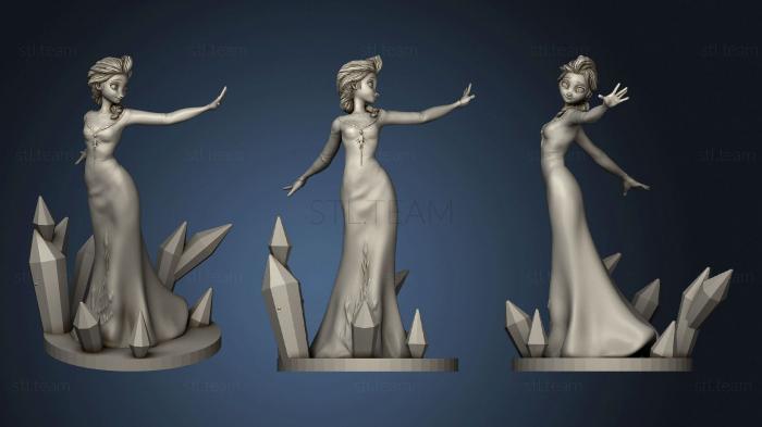 3D model Elsa Purple Dress (STL)