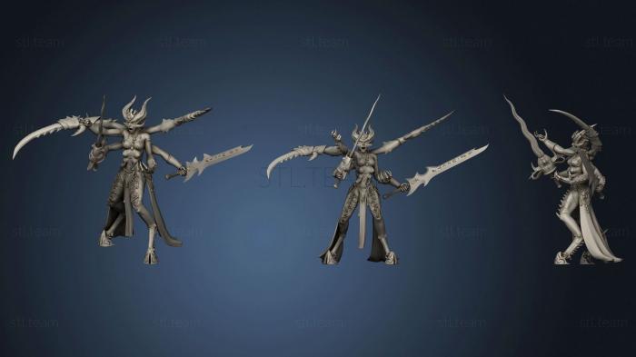 3D model epic chaos slaanesh keeper of secrets (STL)