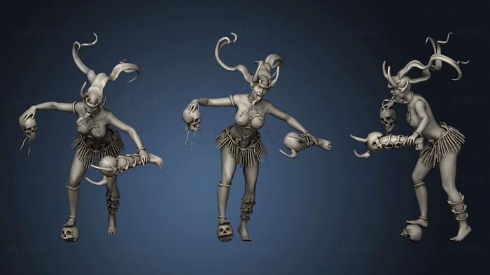 Female Demon Statue