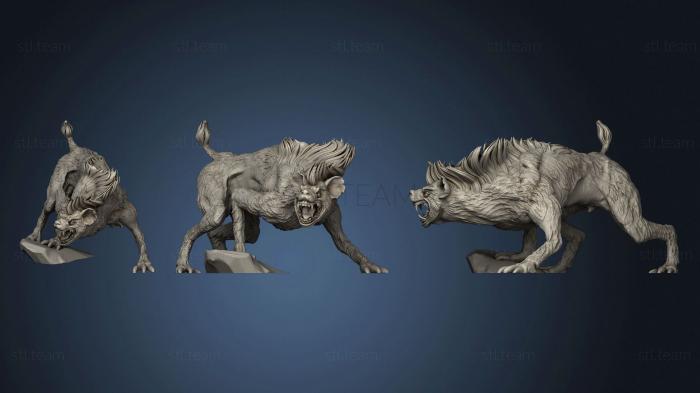 3D model Fiendish Hyena 02 (STL)