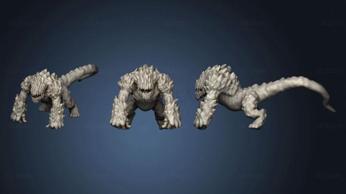 3D model Fire Gorilla (STL)