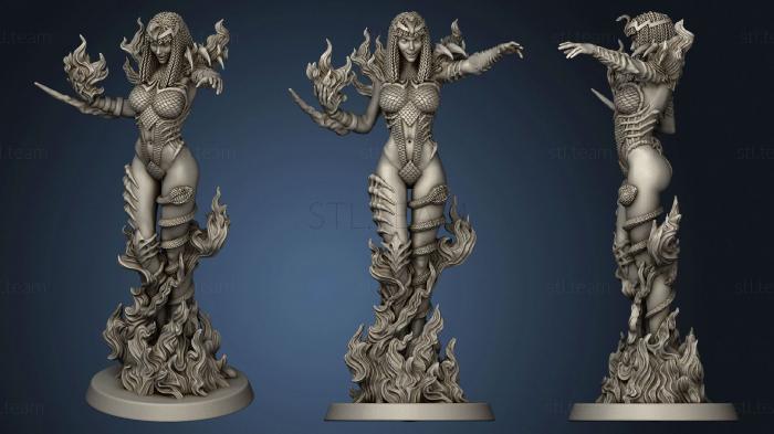 3D model Fire Witch Enemy (STL)