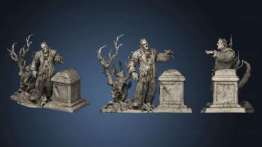 3D model Frankenstein diorama (STL)