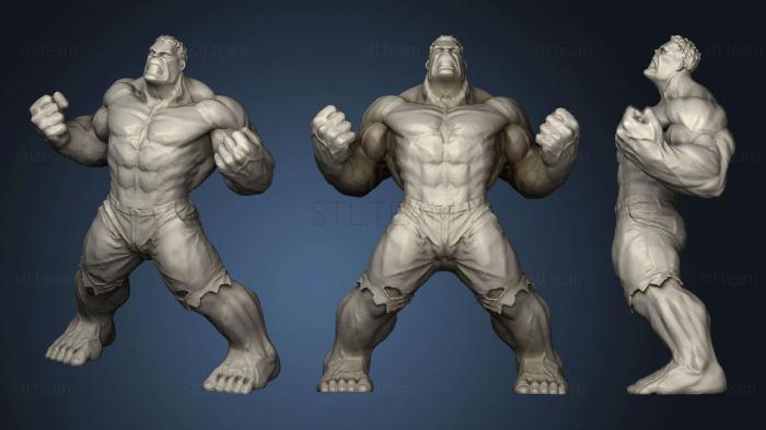 3D model Free Hulk Figure (STL)