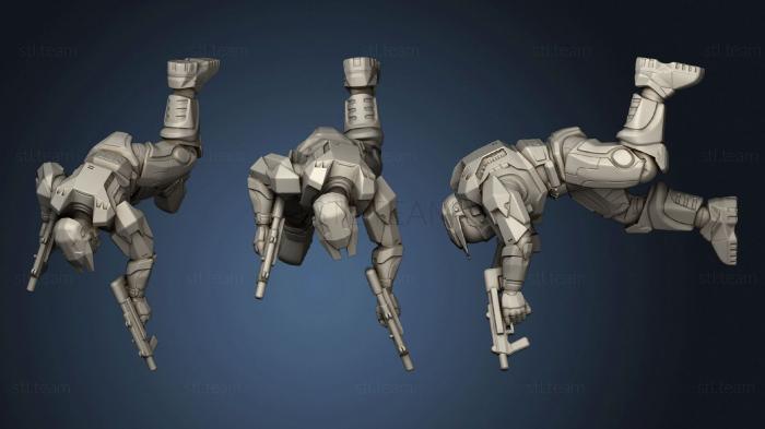 3D model Giorgio Donato Spartan pose (STL)