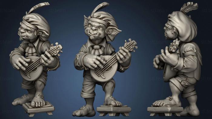 3D model Goblin bard (STL)