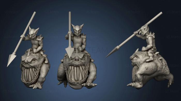 3D model Goblin on Gnaw Beast 2 (STL)