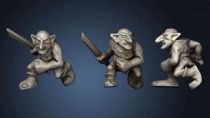 Статуэтки герои, монстры и демоны Goblin With Kitchen Knife