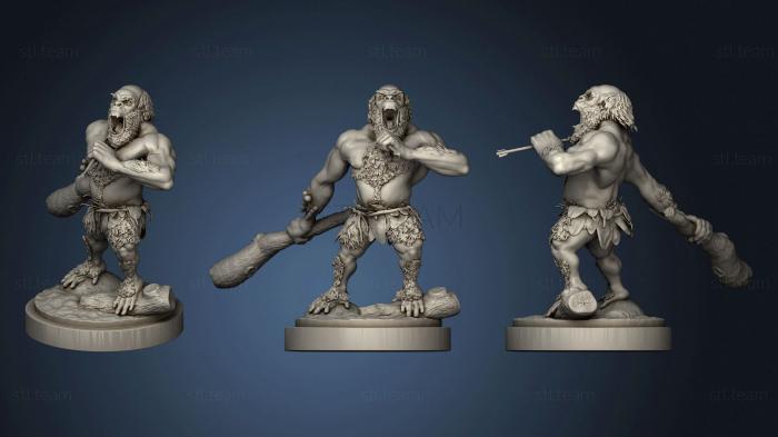 3D model Gorilla ork warrior (STL)