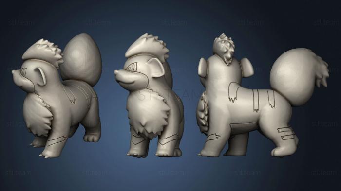 3D model Growlithe1750 (STL)