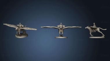 3D model Harry And Buckbeak Flying (STL)