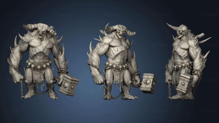 3D model Hephasto the Armorer from diablo fixed (STL)