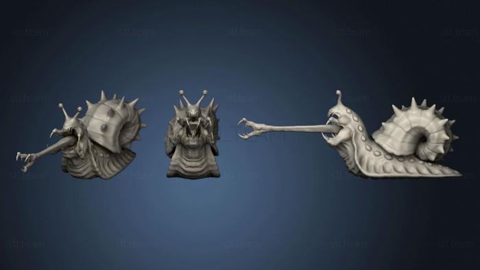 3D model horned snail (STL)