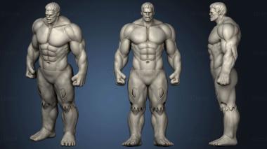 3D model Hulk Fan Art (STL)