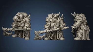 3D model Hulked barbarian (STL)