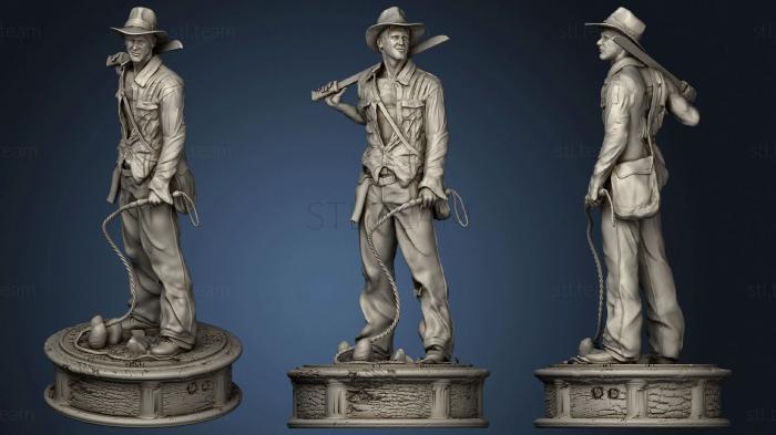 3D model Indiana Jones SLA (STL)